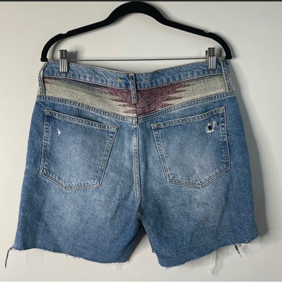 - Free People distressed cut off button fly shorts - Picture 5 of 5